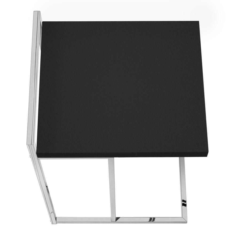 Romina - Accent Table C-shaped End Side Snack Living Room Bedroom Black