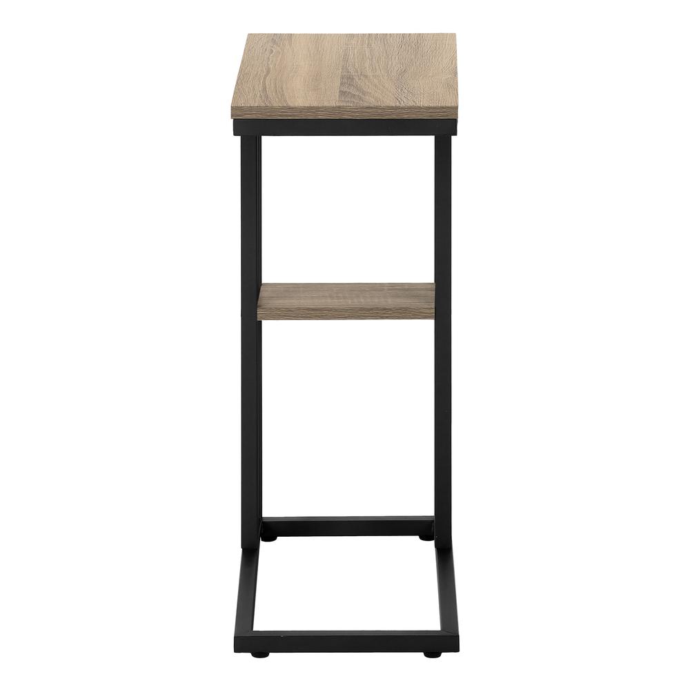 Tamsin - Accent Table C-shaped End Side Snack Living Room Bedroom Brown