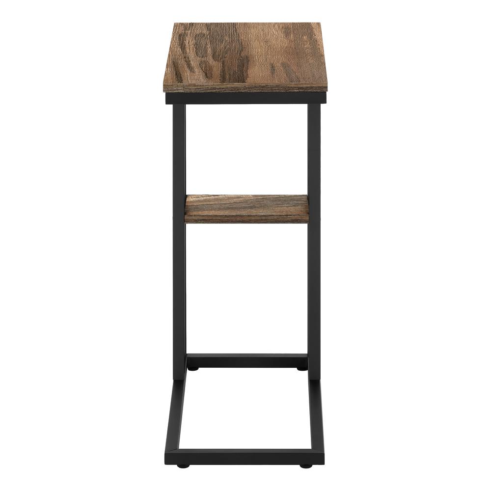 Rayner - Accent Table C-shaped End Side Snack Living Room Bedroom Brown
