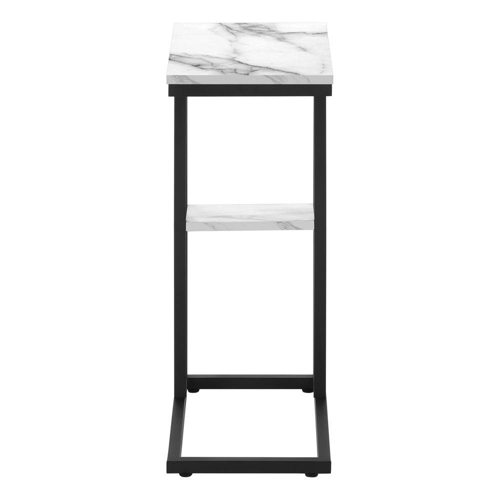 Mirna - Accent Table C-shaped End Side Snack Living Room Bedroom White