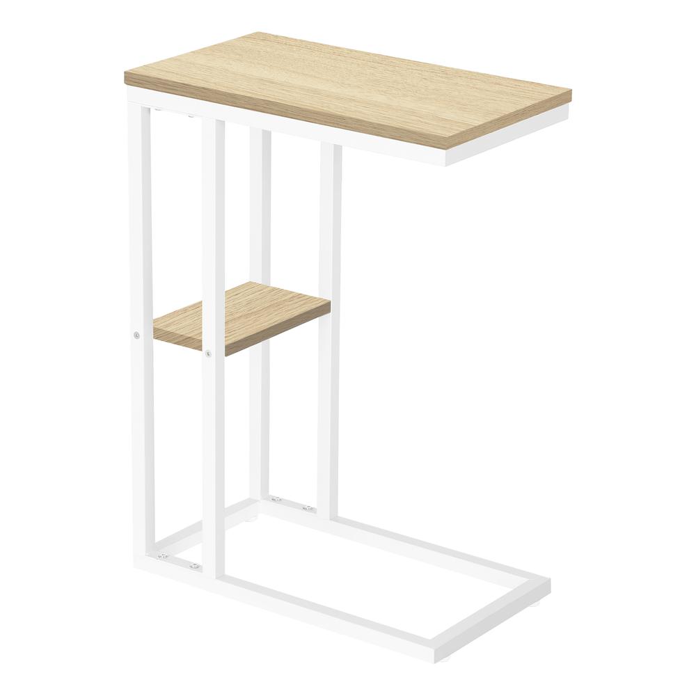Rikke - Accent Table C-shaped End Side Snack Living Room Bedroom Natural