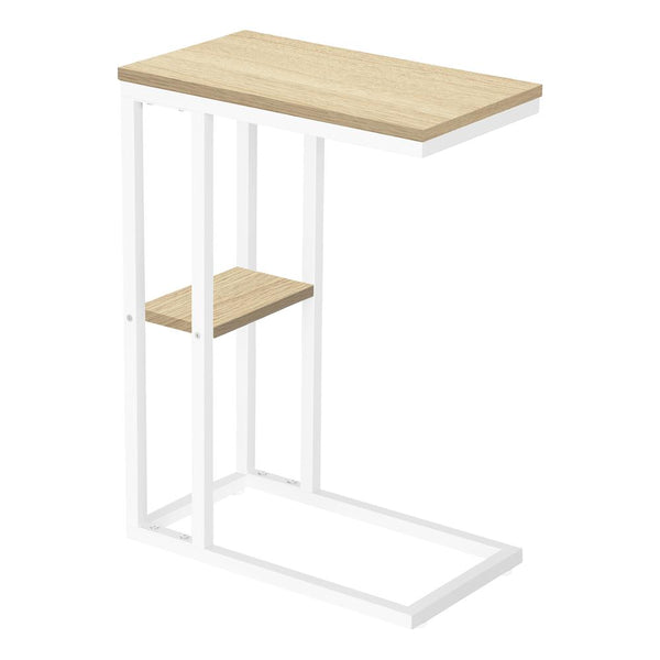 Rikke - Accent Table C-shaped End Side Snack Living Room Bedroom Natural