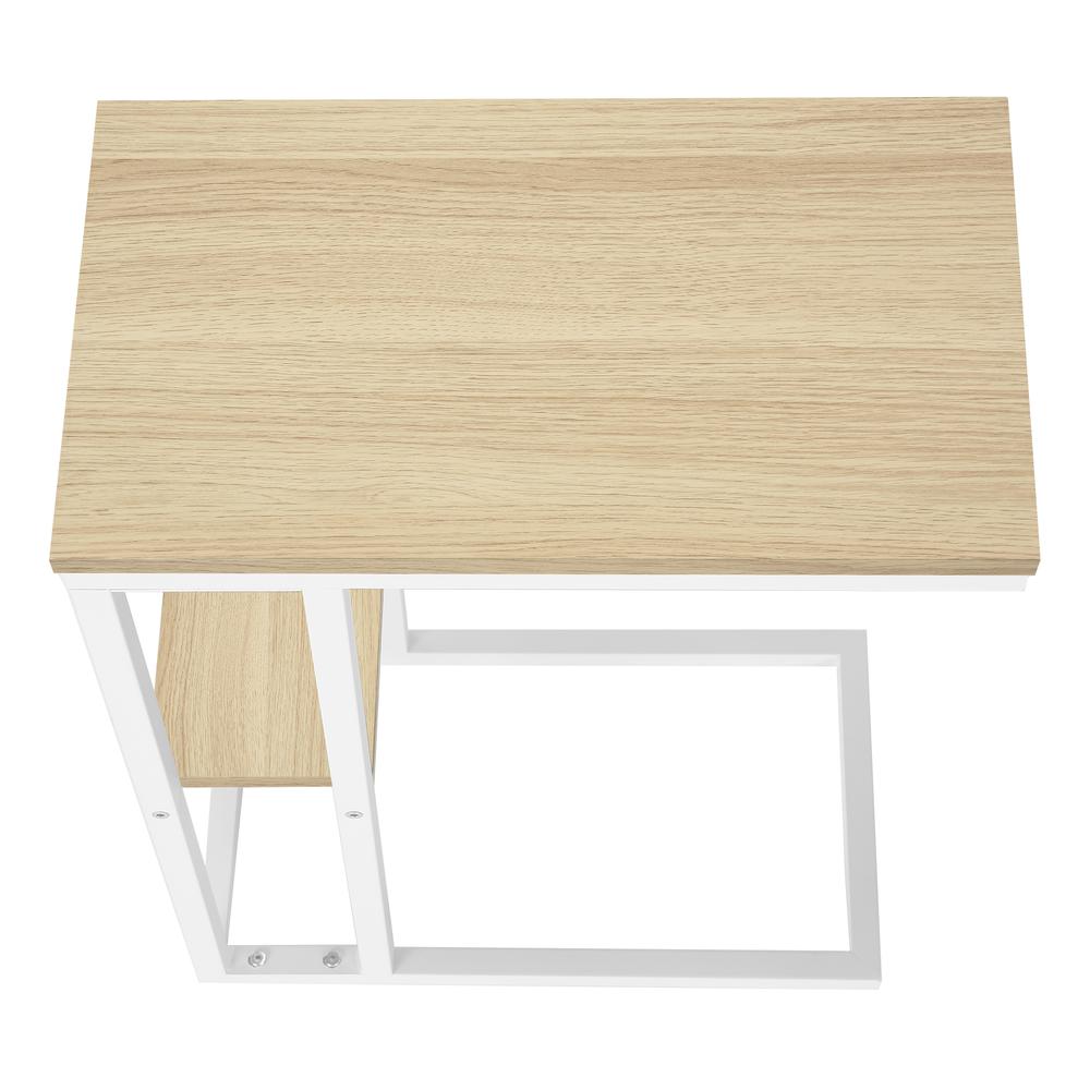 Rikke - Accent Table C-shaped End Side Snack Living Room Bedroom Natural