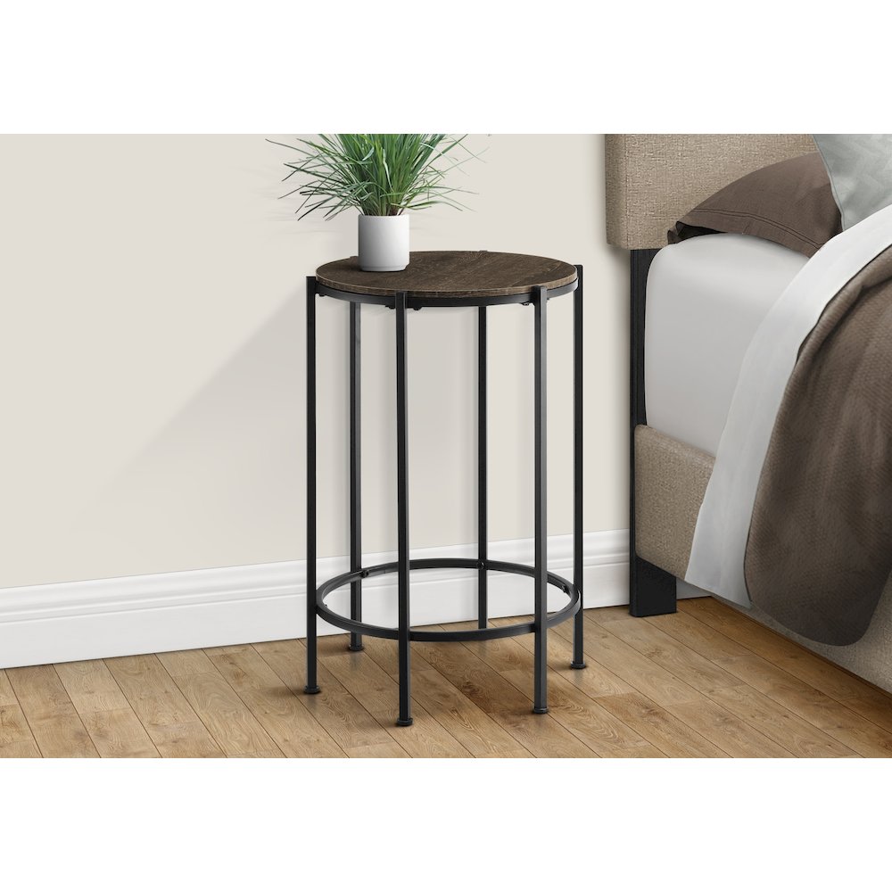 Melle - Accent Table End Round Side Table Small Lamp Living Room