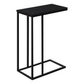 Marelli - Accent Table C-shaped End Side Snack Living Room Bedroom Black