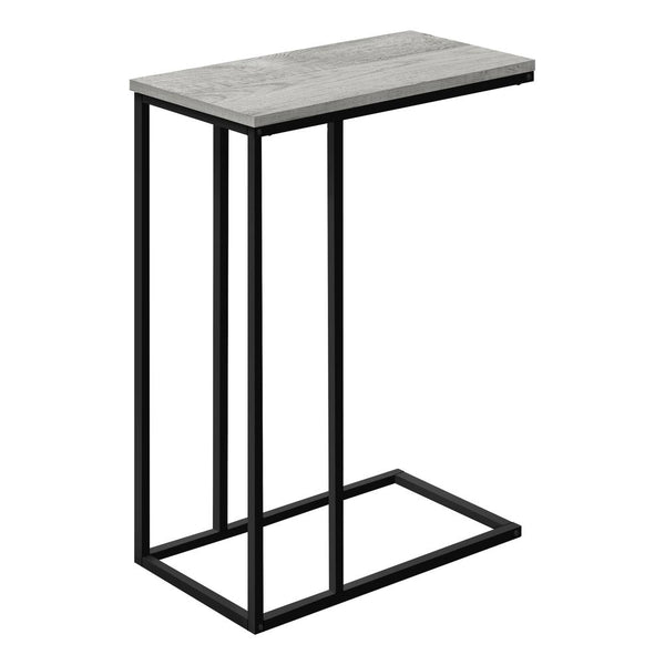 Vinet - Accent Table C-shaped End Side Snack Living Room Bedroom Grey