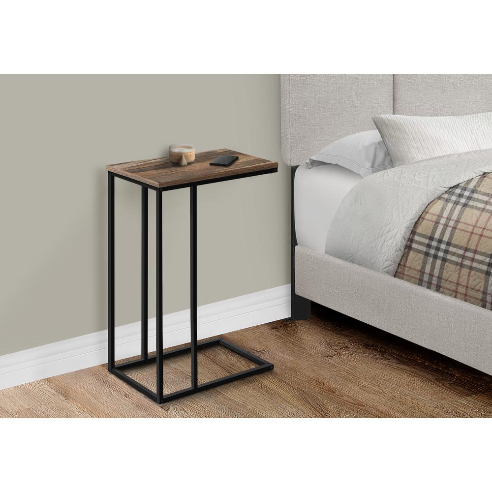 Carville - Accent Table C-shaped End Side Snack Living Room Bedroom Brown