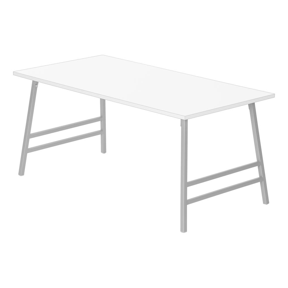 Bisset - Coffee Table Accent Cocktail Rectangular Living Room 40"L White Laminate