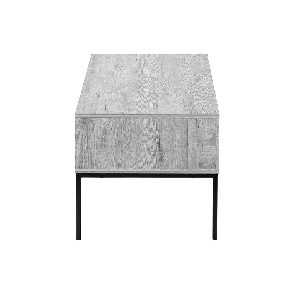 Eira - Coffee Table 42" L Rectangular Cocktail Lift-top Grey Black Metal