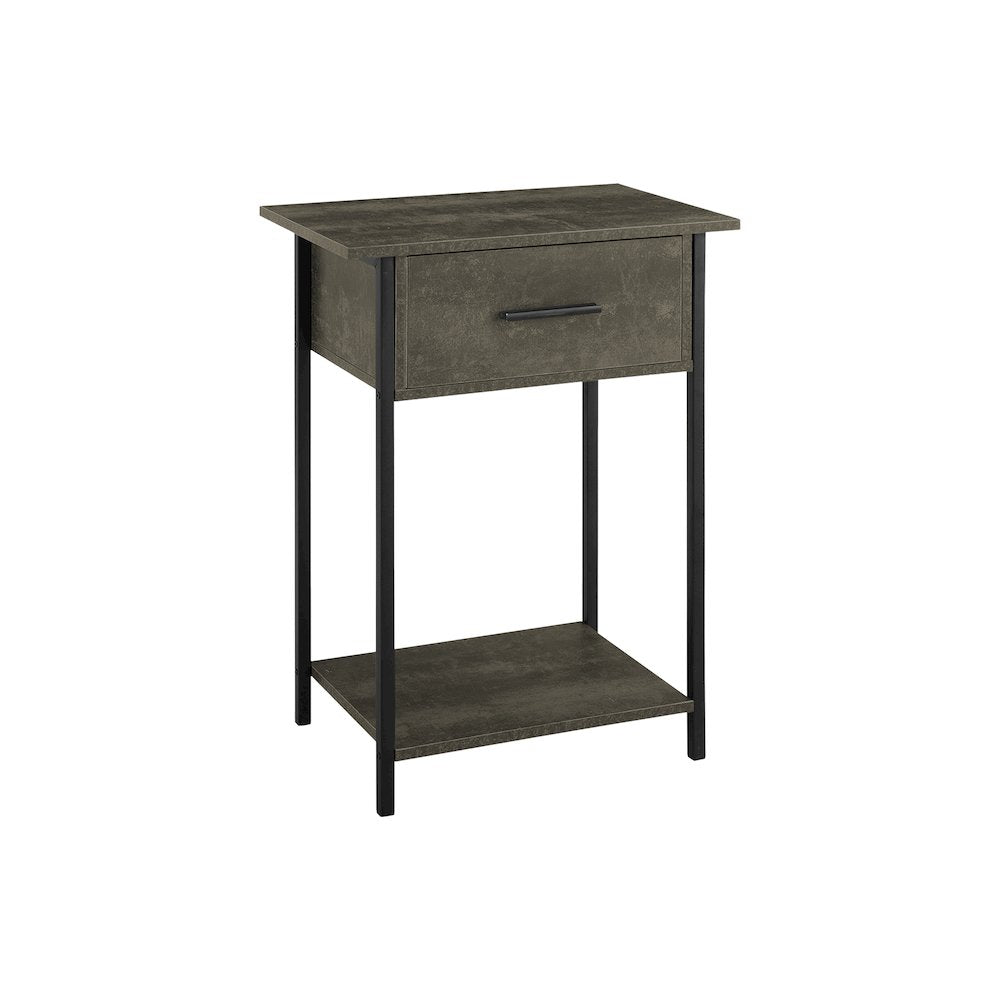 Salome - Accent Table 2 Tier End Lamp Living Room Side Table