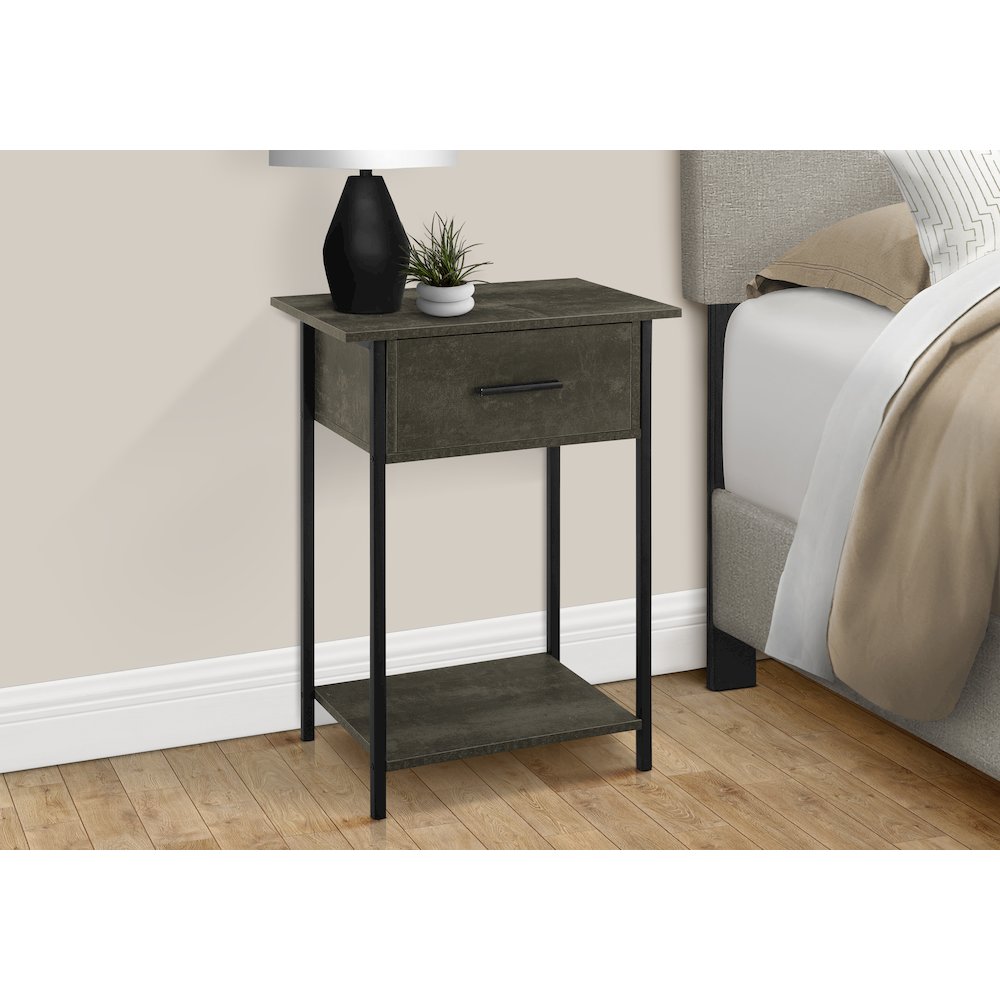 Salome - Accent Table 2 Tier End Lamp Living Room Side Table