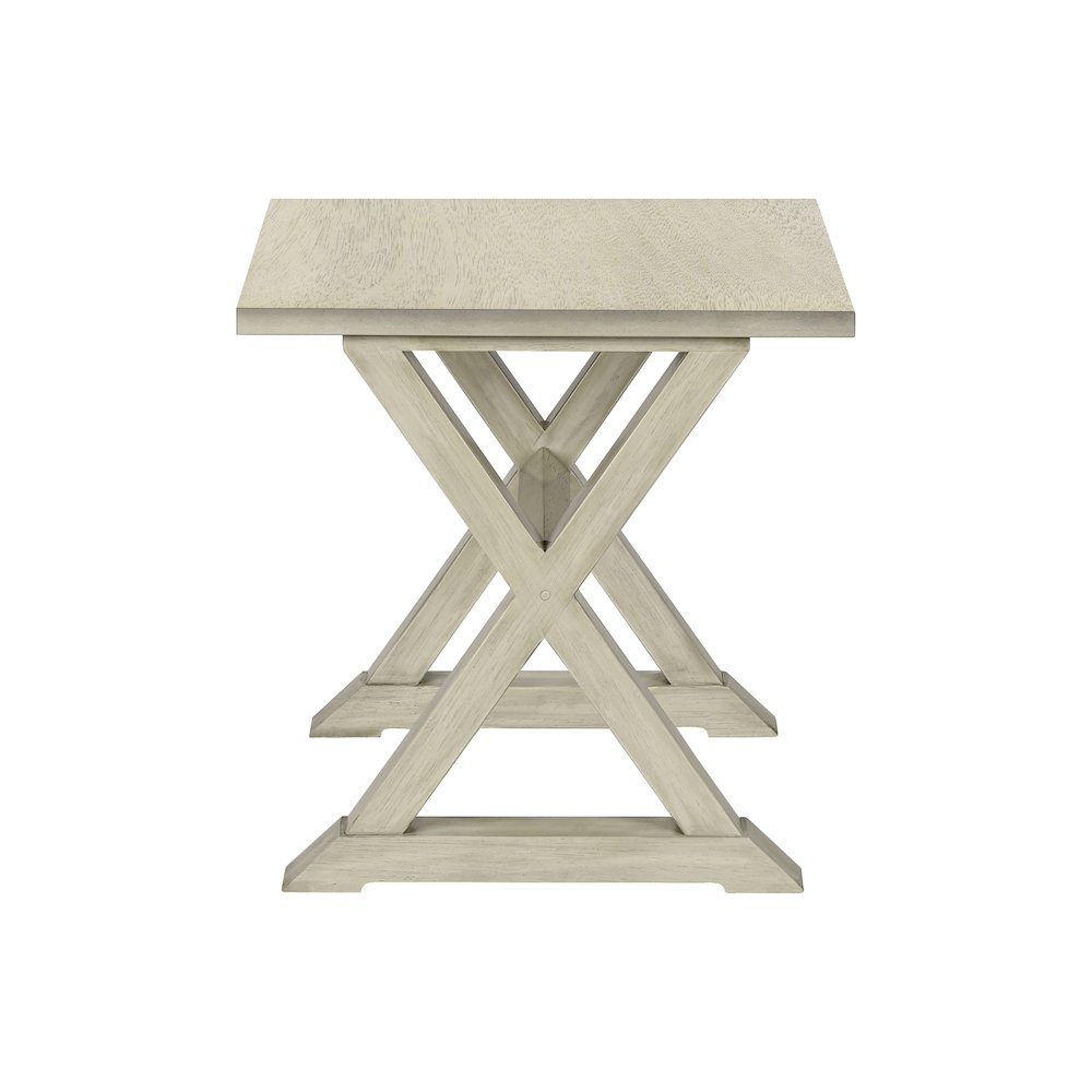 Toveli - Accent Table End Side Table Square Nightstand Bedroom Lamp Antique