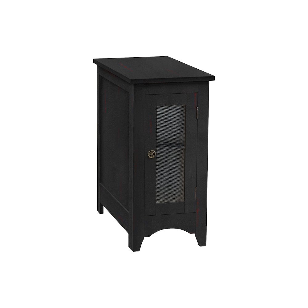 Linas - Accent Table End Side Table Narrow Nightstand Bedroom Lamp Storage