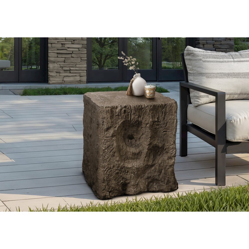 Rasa - Accent Table 25"H Indoor Or Outdoor End Nightstand Side Table