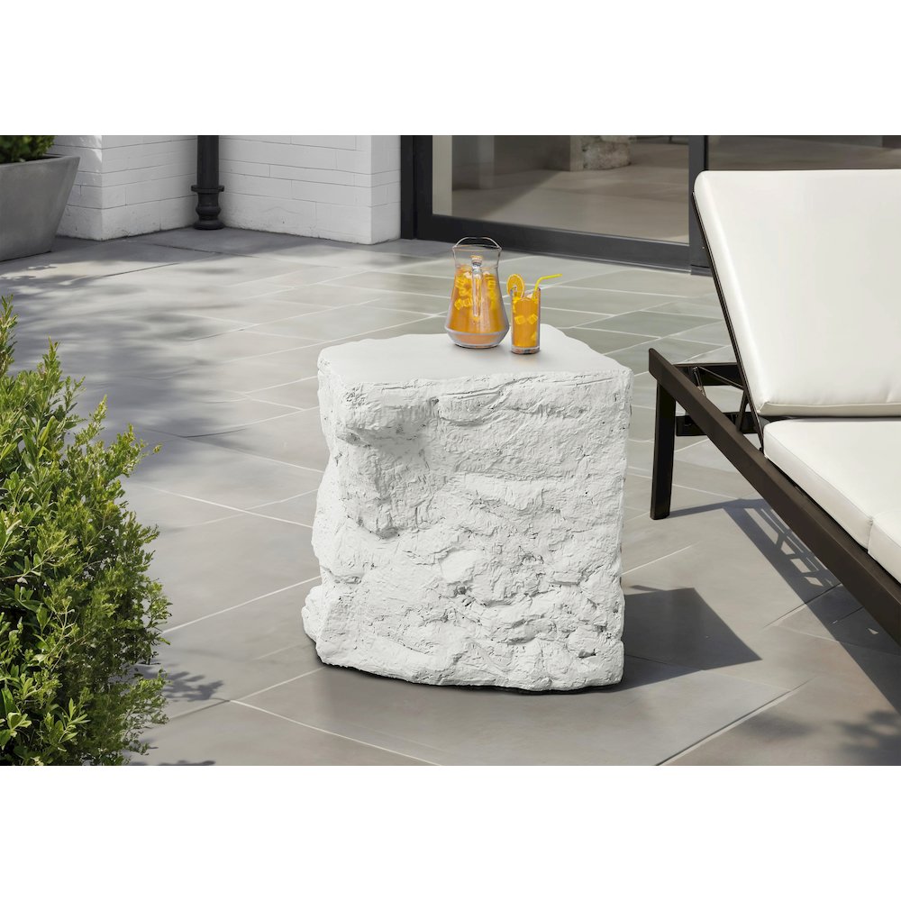 Armel - Accent Table 25"H Indoor Or Outdoor Side Table Nightstand End