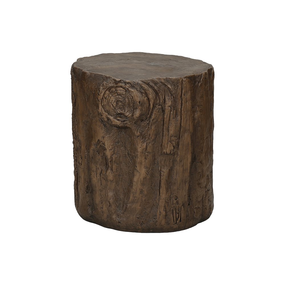 Germaine - Accent Table 25"H Indoor Or Outdoor Drum End Nightstand Round