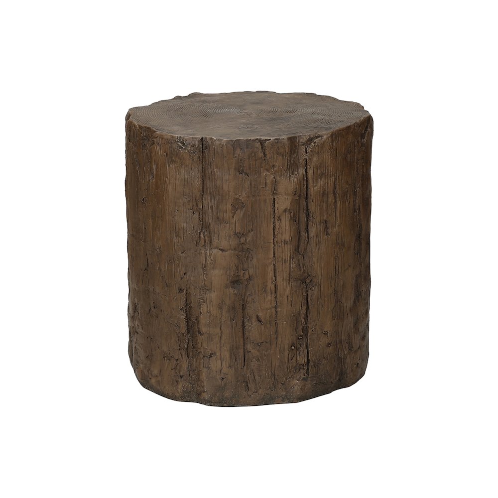 Germaine - Accent Table 25"H Indoor Or Outdoor Drum End Nightstand Round