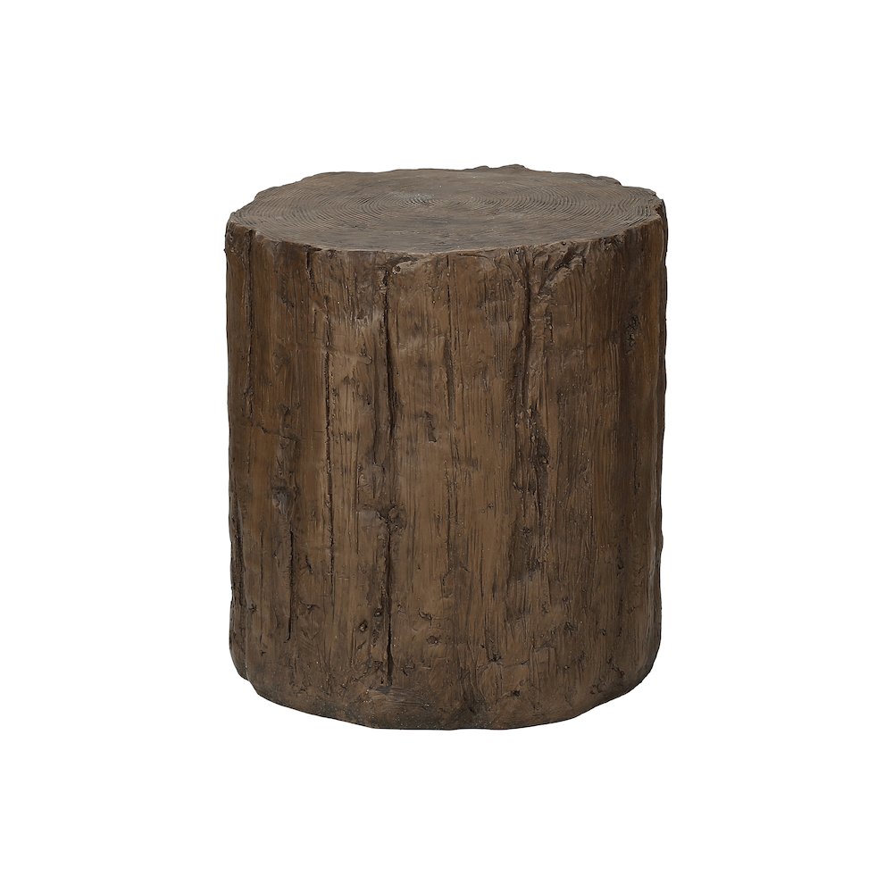 Germaine - Accent Table 25"H Indoor Or Outdoor Drum End Nightstand Round