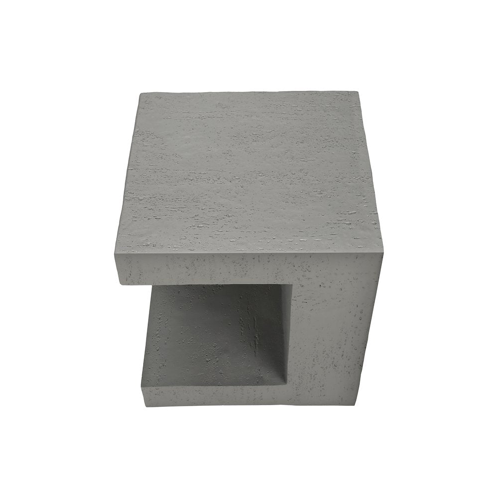 Dilan - Accent Table 25"H Indoor Or Outdoor Side Table Nightstand End