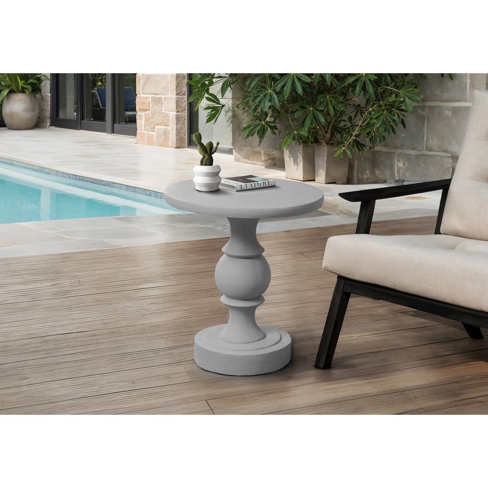 Valere - Accent Table 25"H Indoor Or Outdoor Bedroom End Living Room