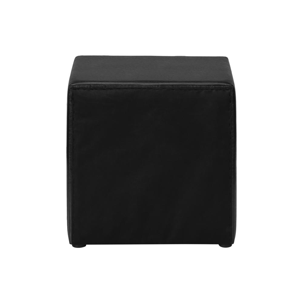 Odille - Nightstand Nightstand End Side Lamp Storage Drawer Bedroom Upholstered Black