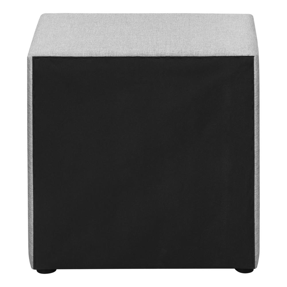 Dorthy - Nightstand Nightstand End Side Lamp Storage Drawer Bedroom Upholstered Grey