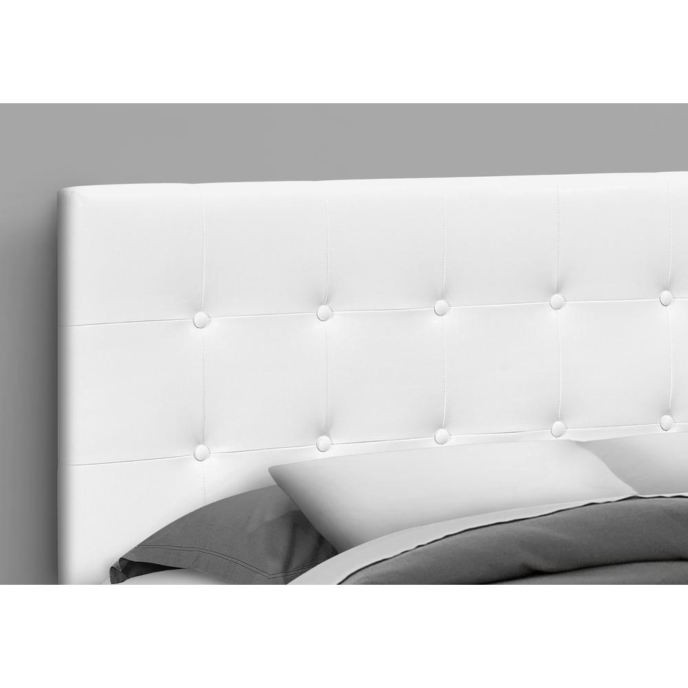 Stephen - Bed Headboard Only Queen Size Bedroom Upholstered White Leather Look