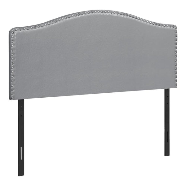 Parlin - Bed Headboard Only Queen Size Bedroom Upholstered Grey Leather Look