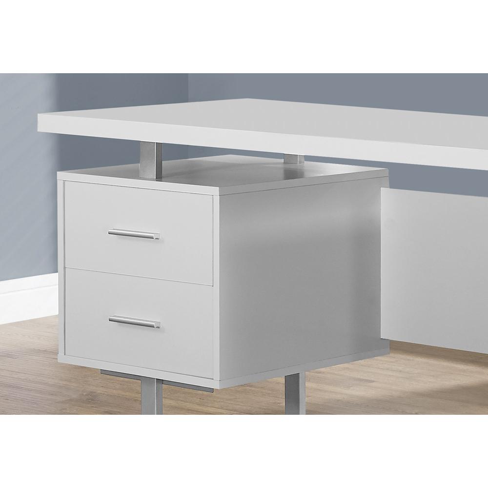Alayna - Computer Desk Home Office Laptop Left Right Set-up Storage Drawers
