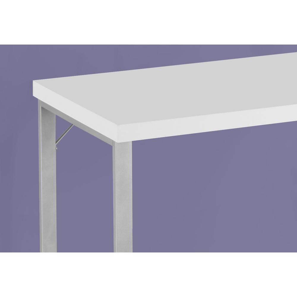 Nada - Computer Desk Home Office Laptop 48"L Work White Laminate Grey