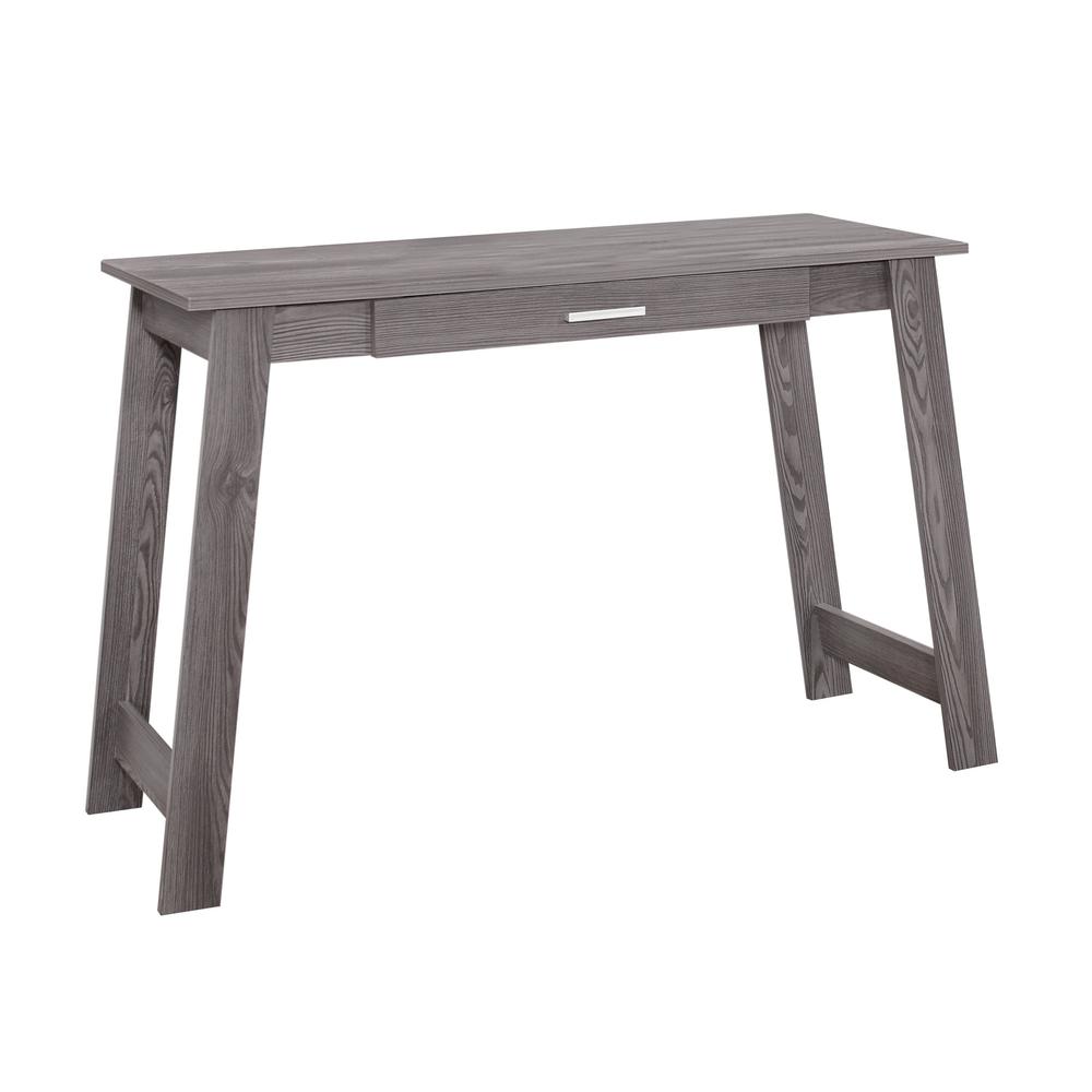 Randolph - Computer Desk Home Office Laptop Storage Drawers Work Grey Laminate