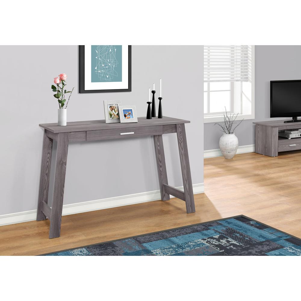Randolph - Computer Desk Home Office Laptop Storage Drawers Work Grey Laminate
