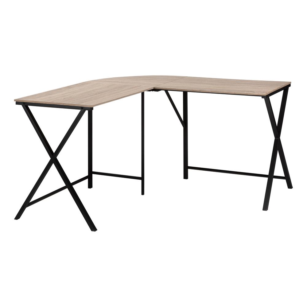 Bennett - Computer Desk Home Office Corner 55"L L Shape Work Laptop