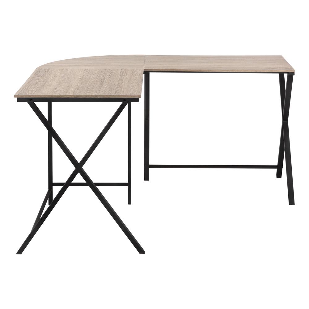 Bennett - Computer Desk Home Office Corner 55"L L Shape Work Laptop