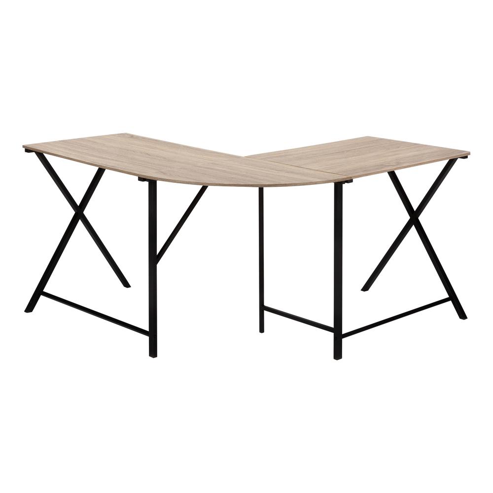 Bennett - Computer Desk Home Office Corner 55"L L Shape Work Laptop