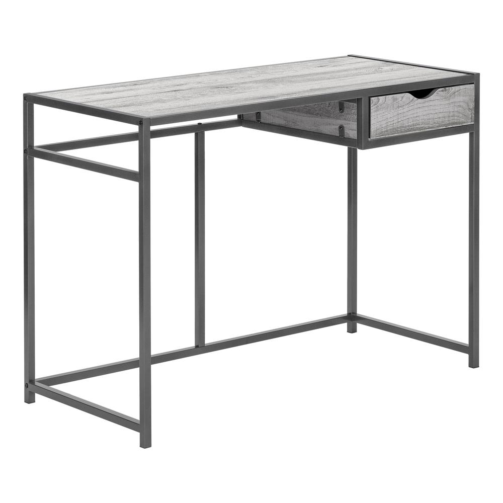Kasia - Computer Desk Home Office Laptop Storage Drawer 42"L Work Grey