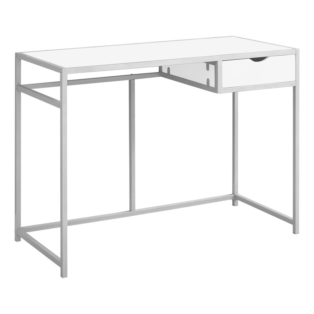 Terence - Computer Desk Home Office Laptop Storage Drawer 42"L Work White