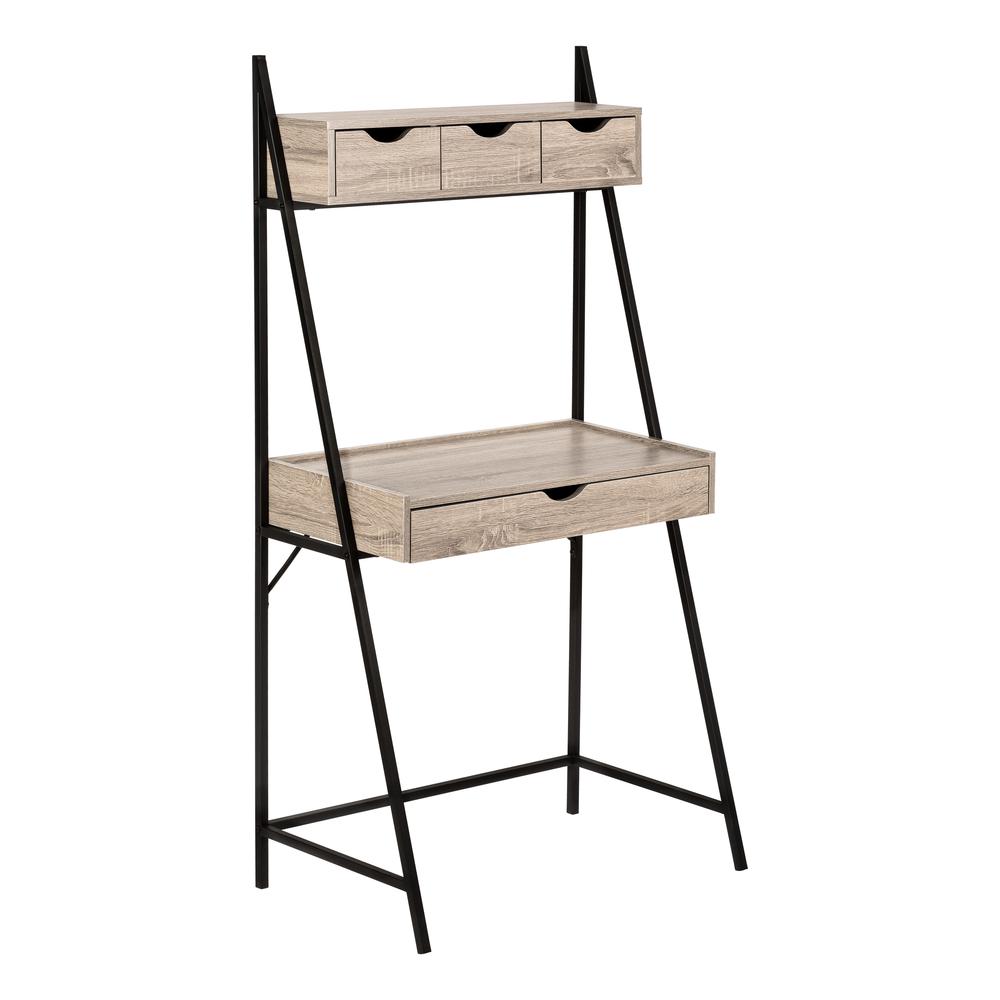 Alessa - Computer Desk Home Office Laptop Leaning Storage Drawers 32"L Work