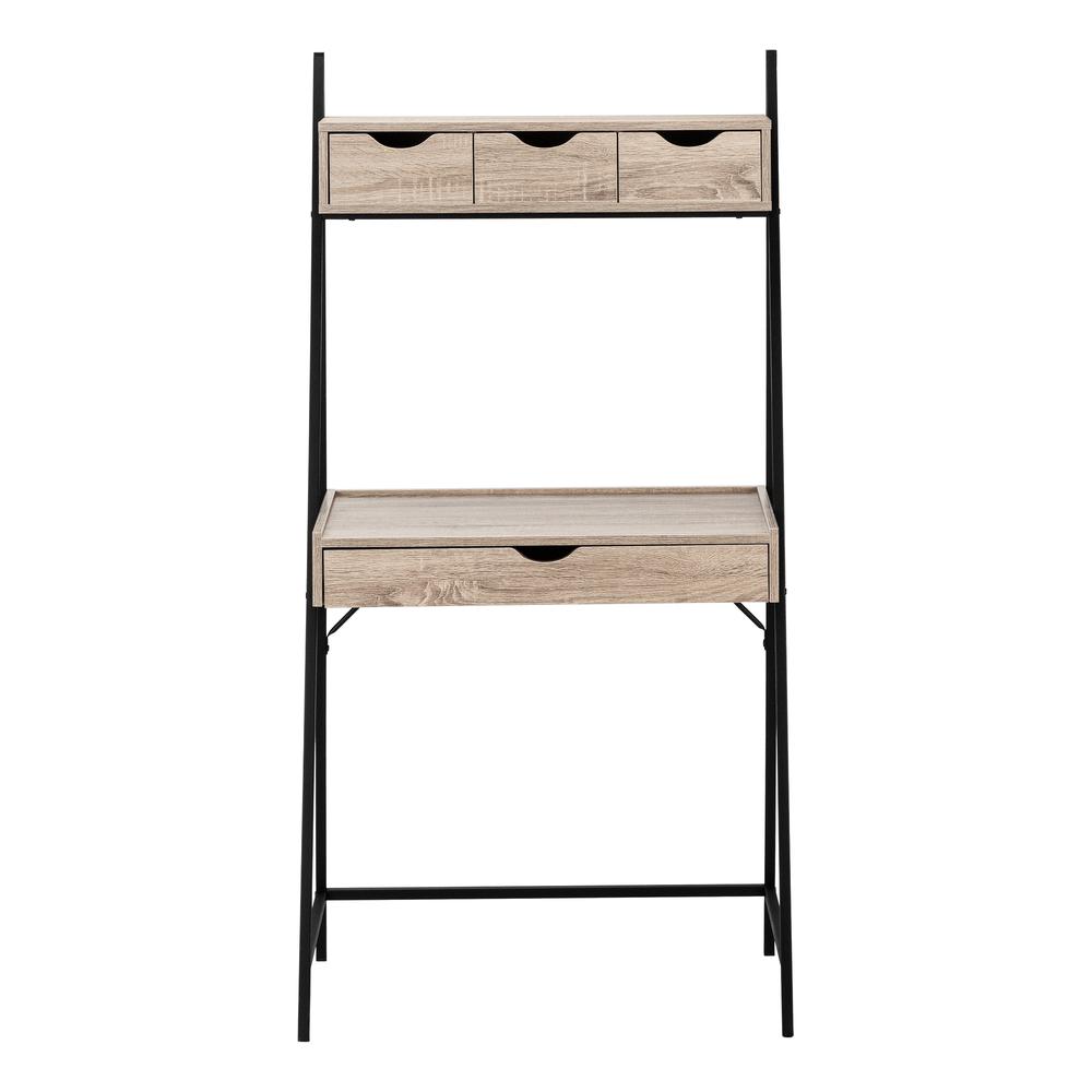 Alessa - Computer Desk Home Office Laptop Leaning Storage Drawers 32"L Work