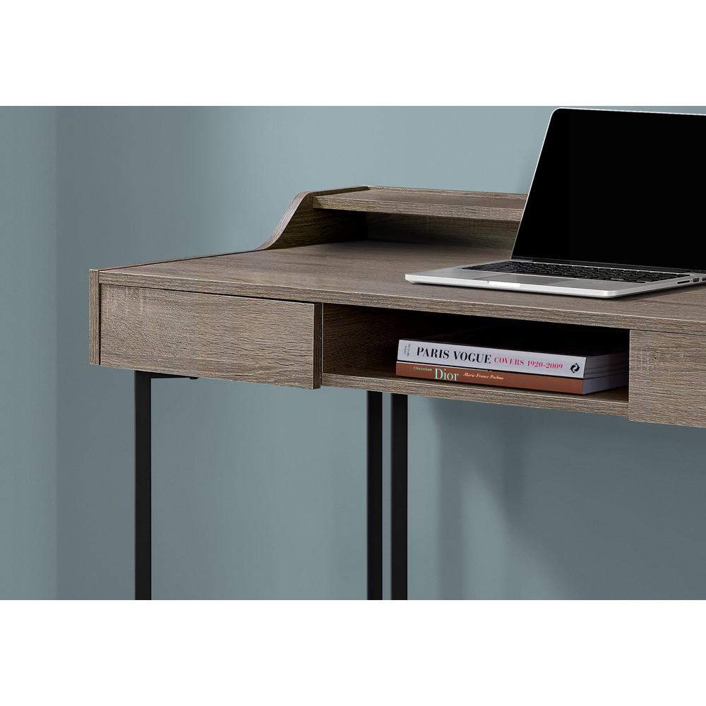 Terrell - Computer Desk Home Office Laptop Storage Drawers 48"L Work Brown