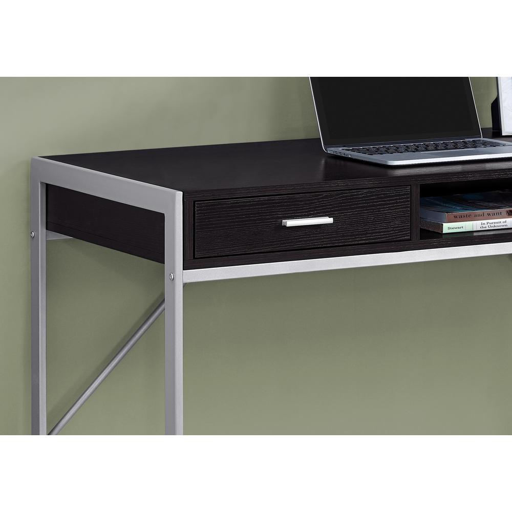 Valin - Computer Desk Home Office Laptop Storage Drawers 48"L Work Brown