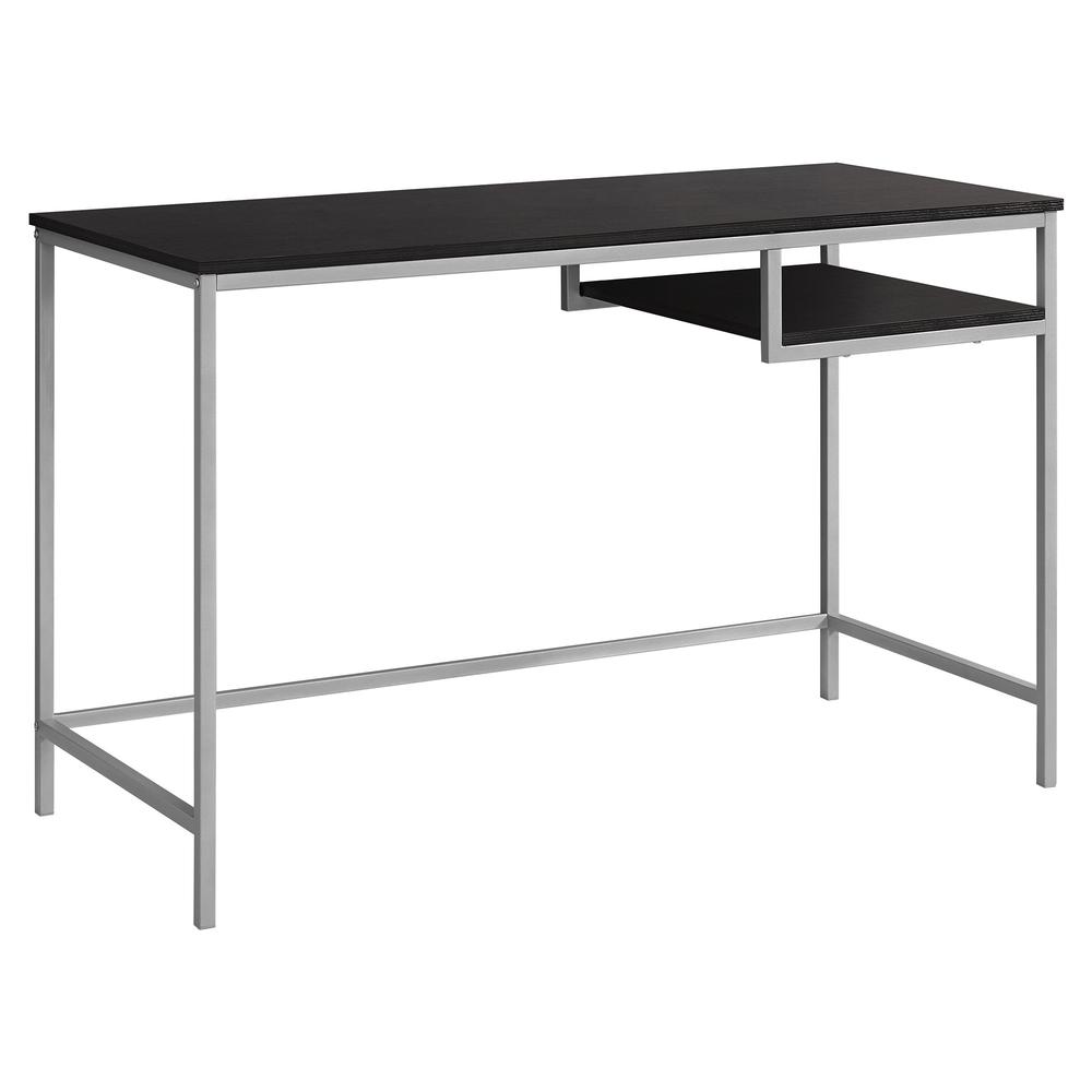 Glover - Computer Desk Home Office Laptop 48"L Work Brown Laminate Grey