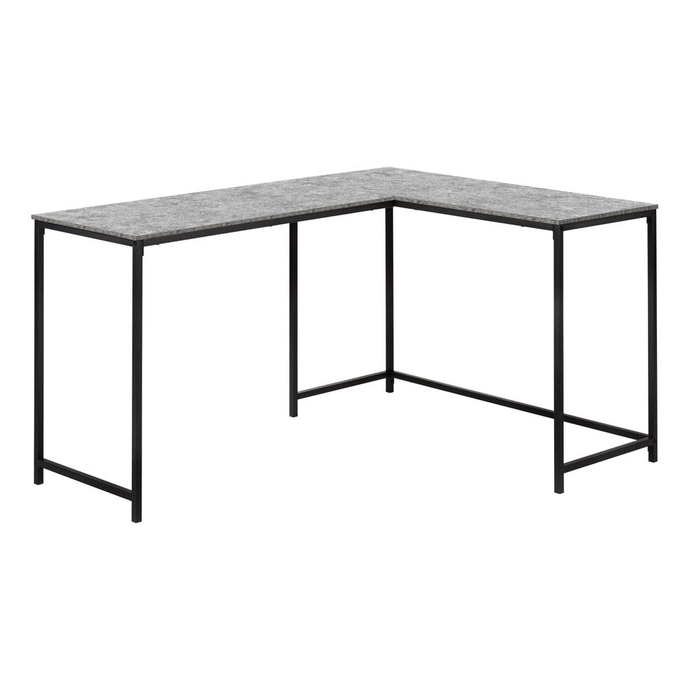 Reba - Computer Desk Home Office Corner 58"L L Shape Work Laptop