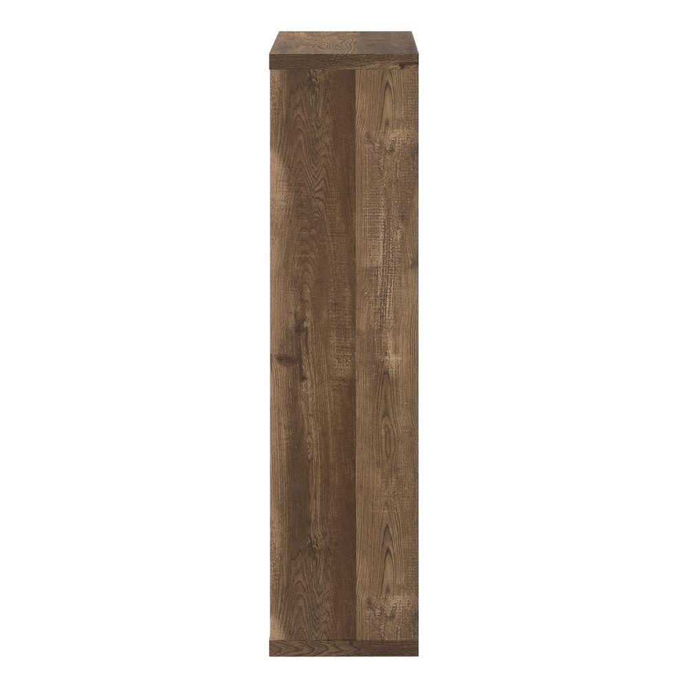 Hazel - Bookshelf Bookcase Etagere 5 Tier 48"H Office Bedroom Brown Laminate