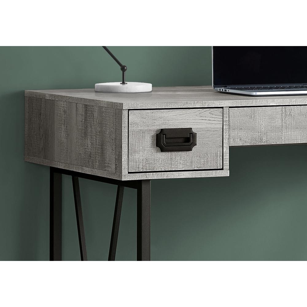 Amena - Computer Desk Home Office Laptop Storage Drawers 48"L Work Grey
