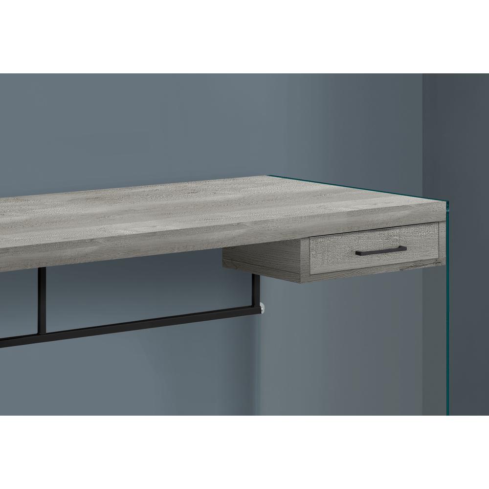 Becker - Computer Desk Home Office Laptop Storage Drawers 48"L Work Grey