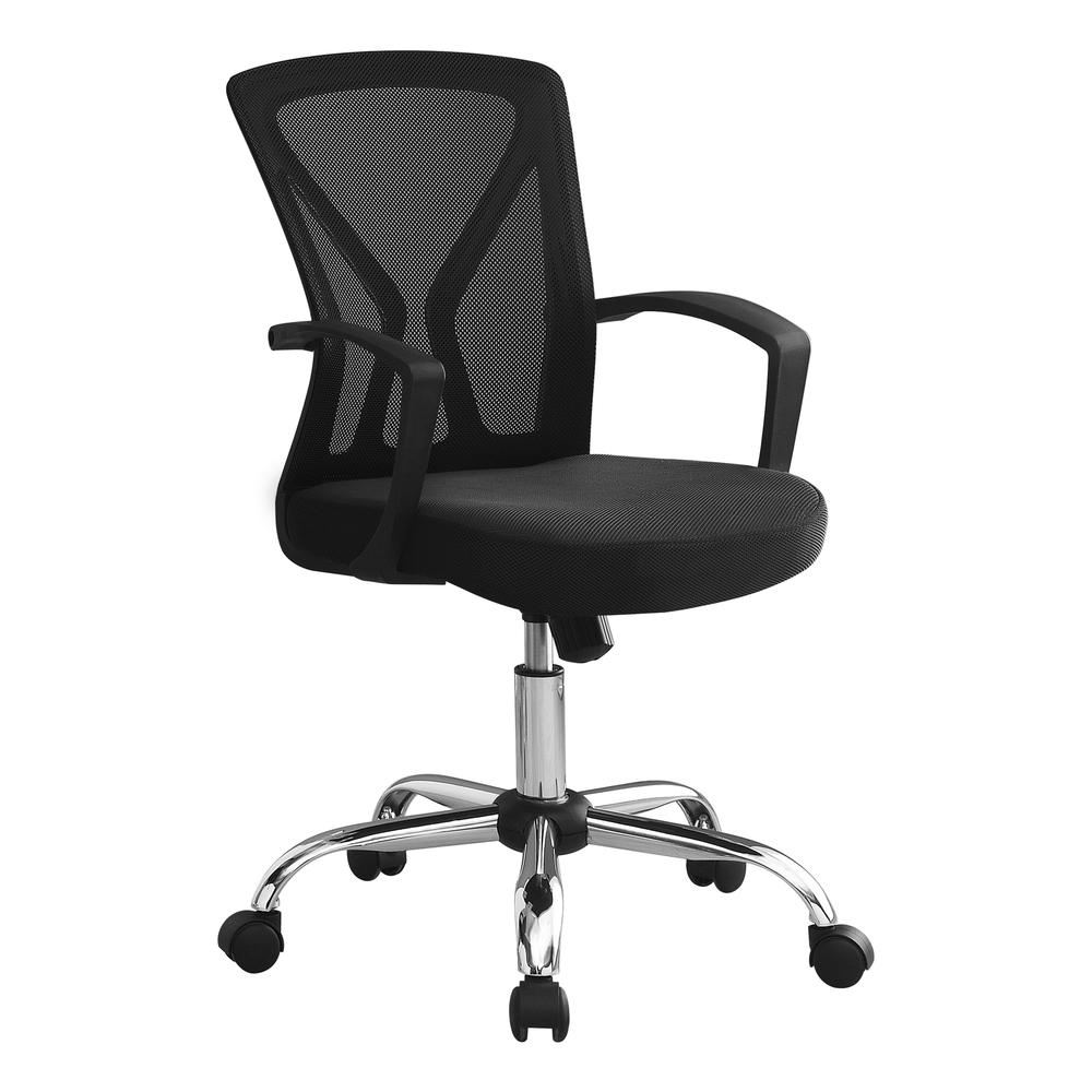 Luxio - Office Chair Adjustable Height Swivel Ergonomic Armrests Computer Desk Work
