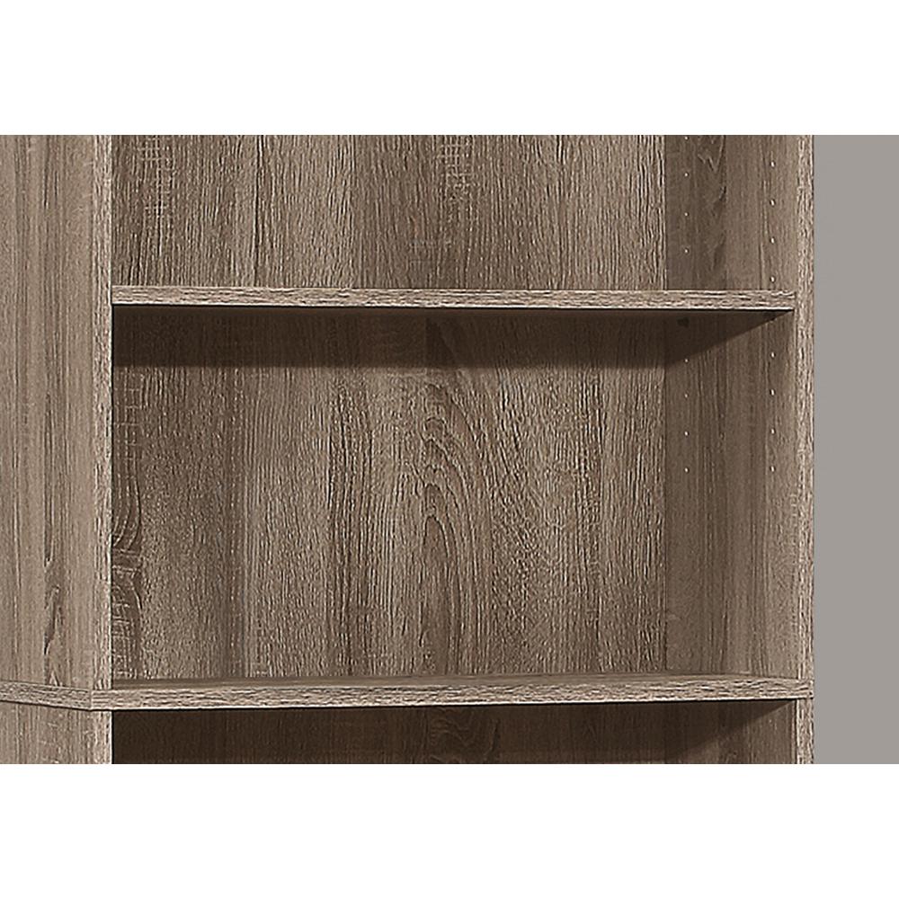 Harmon - Bookshelf Bookcase 6 Tier 72"H Office Bedroom Brown Laminate Transitional