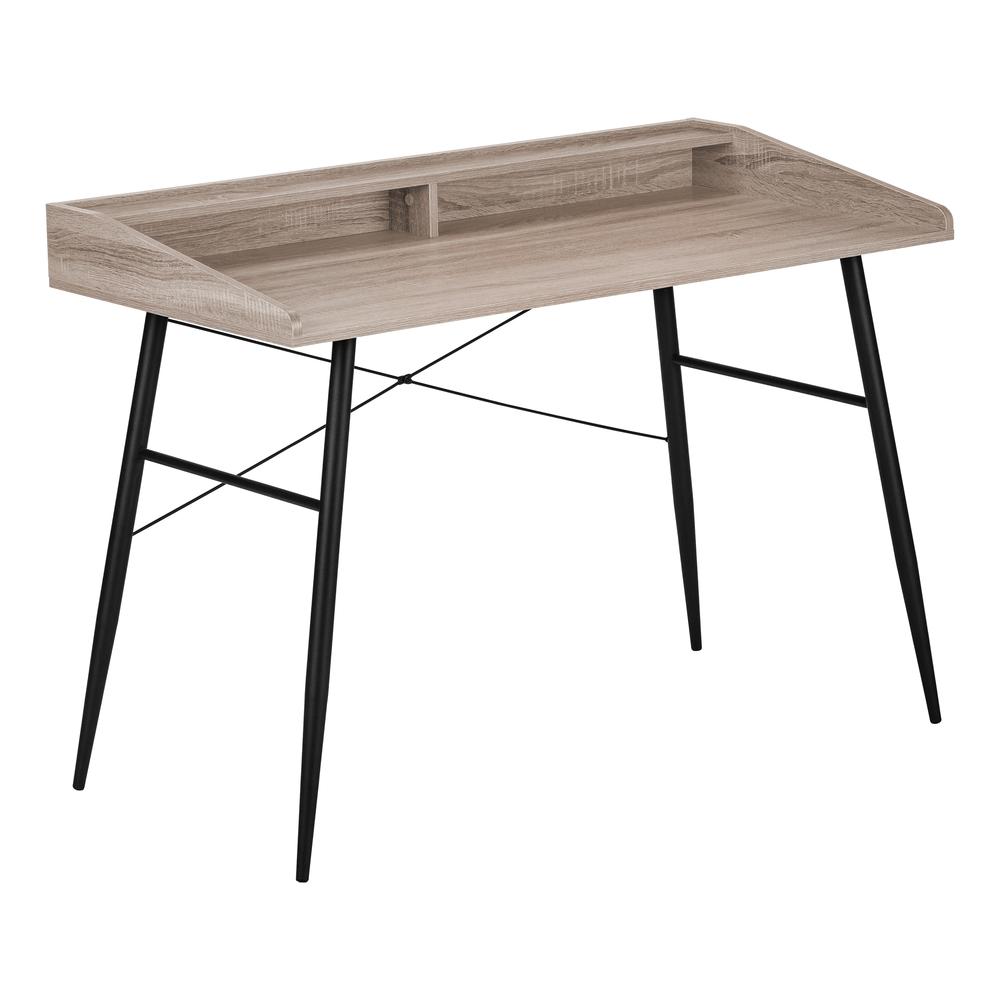 Alida - Computer Desk Home Office Laptop Storage Shelves 48"L Work Brown