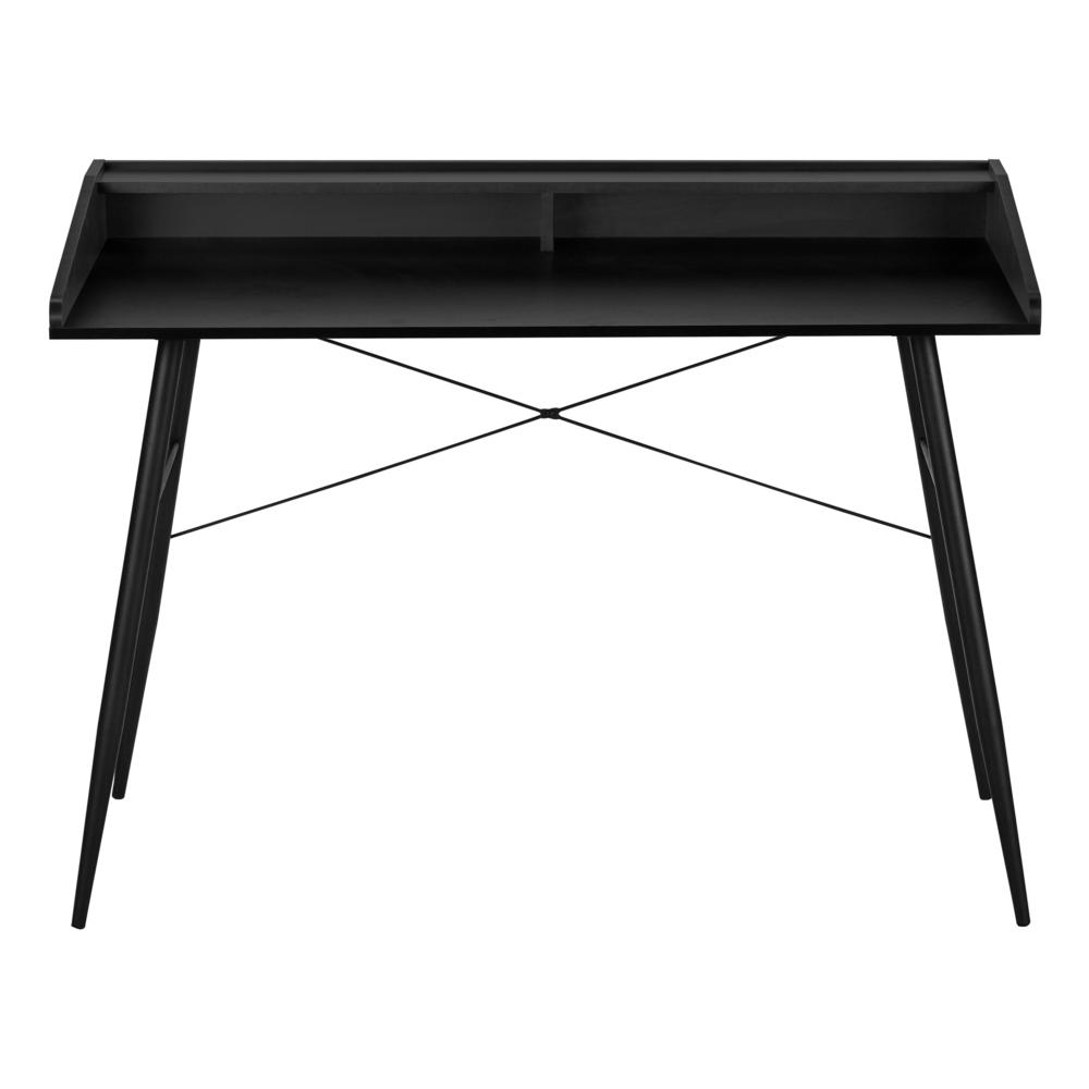 Cilka - Computer Desk Home Office Laptop Storage Shelves 48"L Work Black
